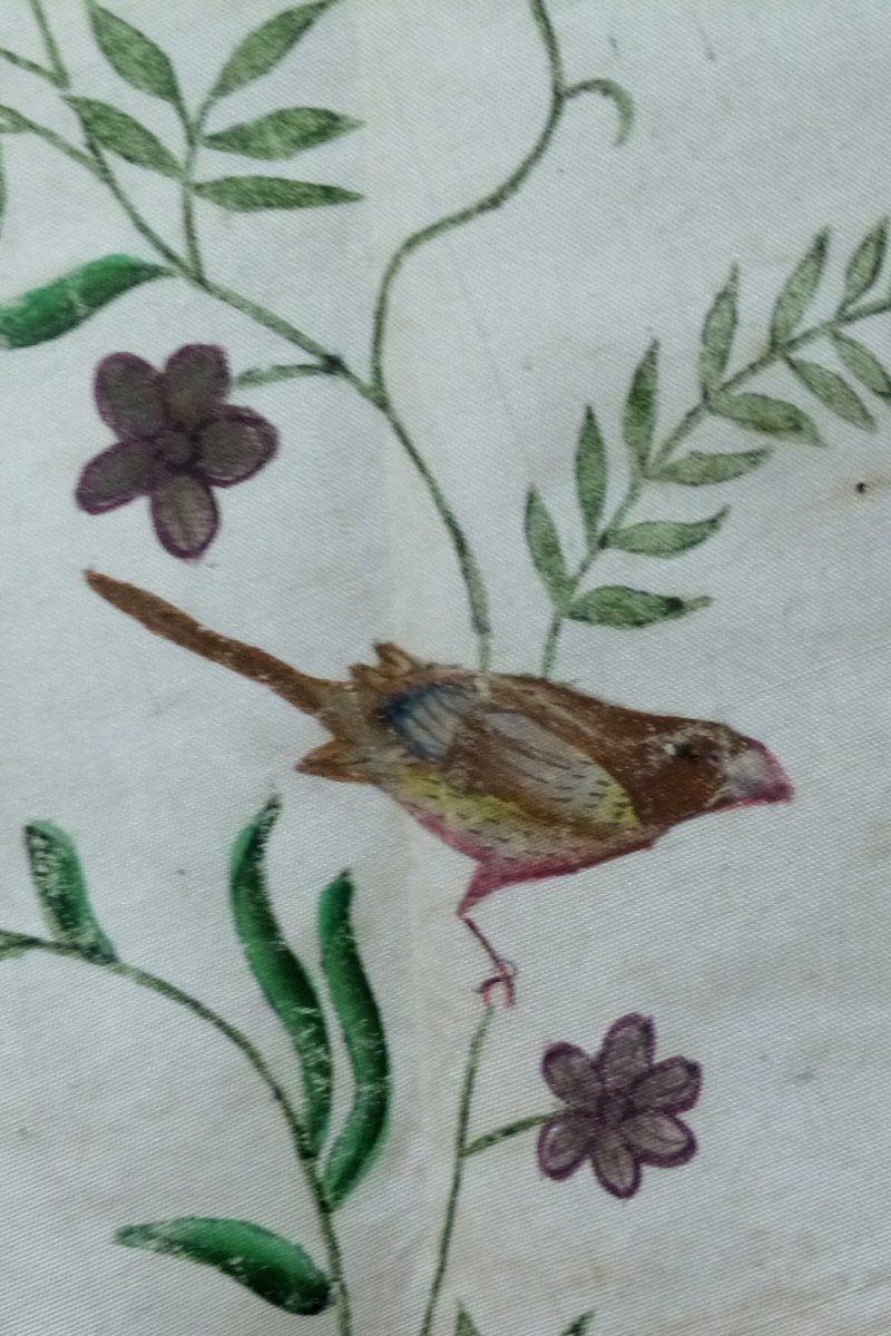Chinese Export Silk 18th c | Printed Textiles | Meg Andrews - Antique ...