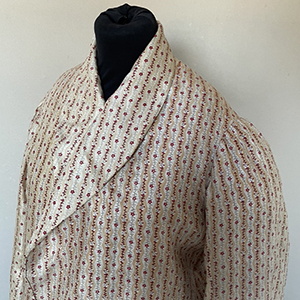 Gentleman's Dressing Robe c 1825-30