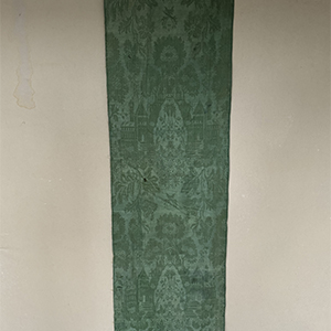 Architectural Damask                                                                                                                                                                                                              Silk 77 1730s