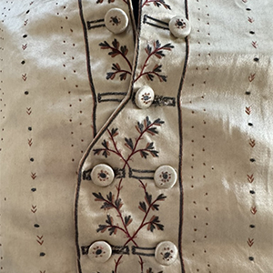 Unusual Waistcoat 1790s